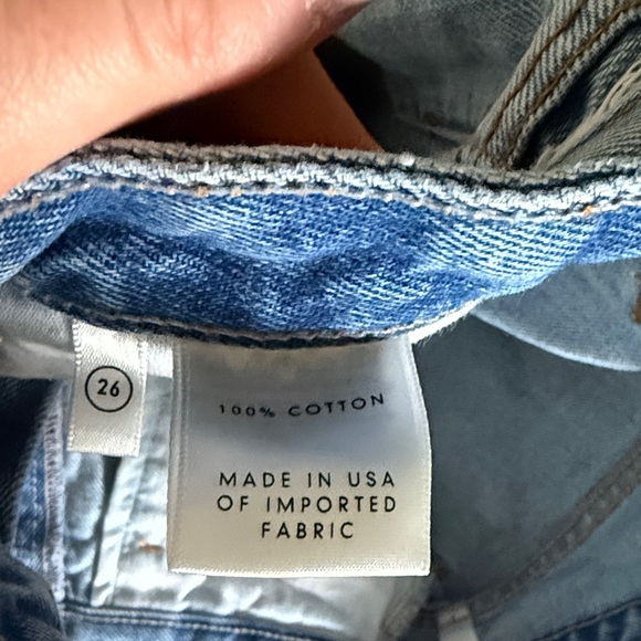 GRLFRND Helena Light Blue Distressed Jean Shorts - Picture 4 of 7